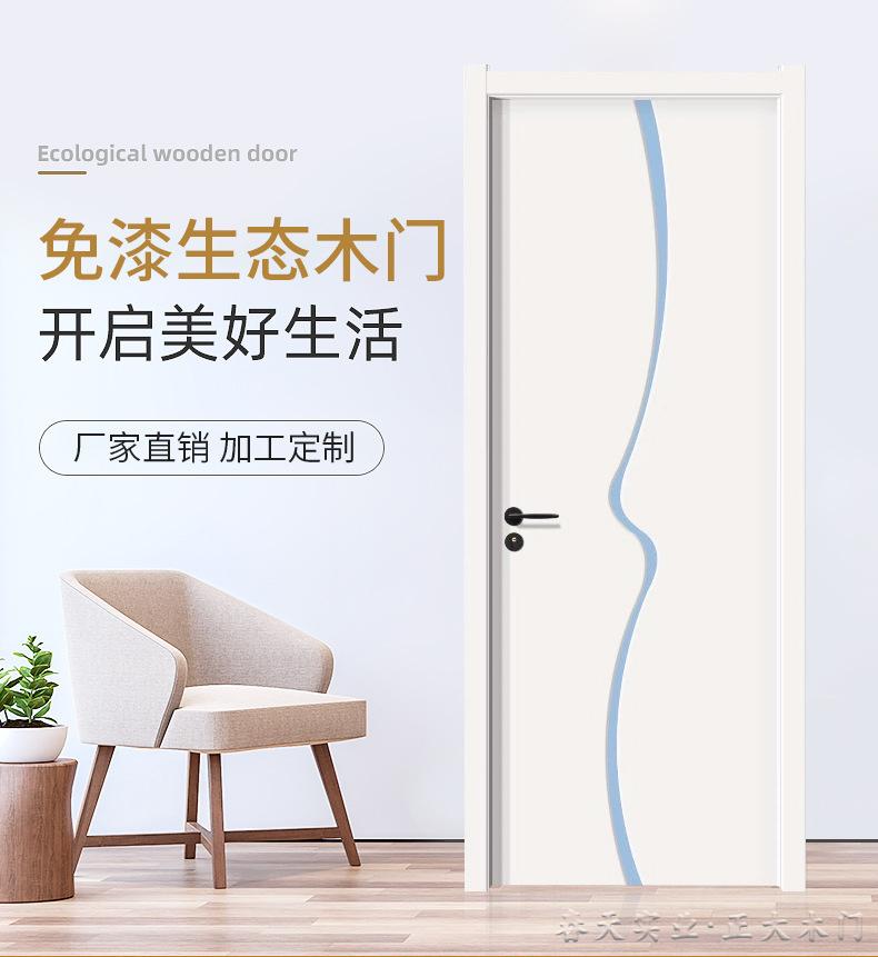 简约生态复合门图片介绍 简约免漆门生态复合门图片厂家介绍 第3张