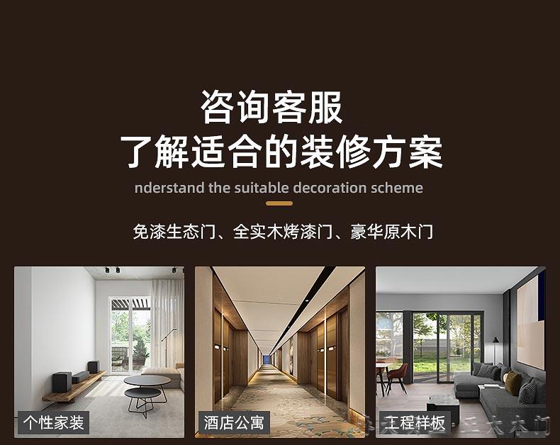 简约生态复合门图片介绍 简约免漆门生态复合门图片厂家介绍 第6张